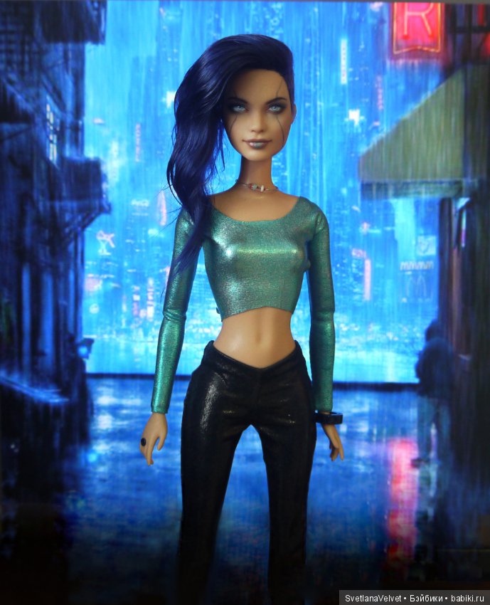 Хотите заглянуть в будущее - Барби ООАК (фото 9)