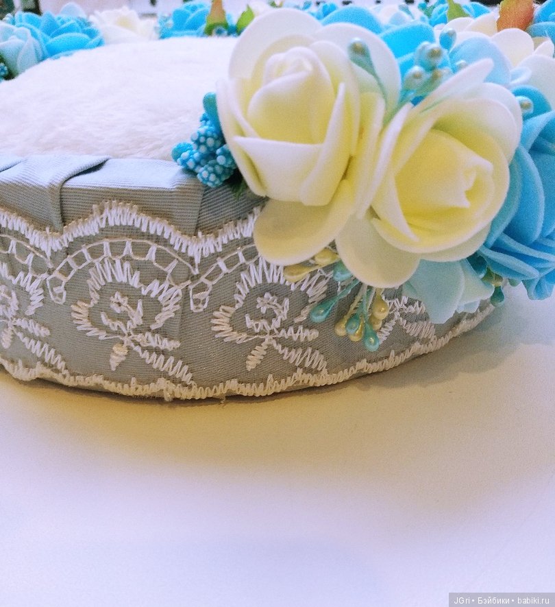 Цветочная лежаночка для маленькой феи (фото 4)