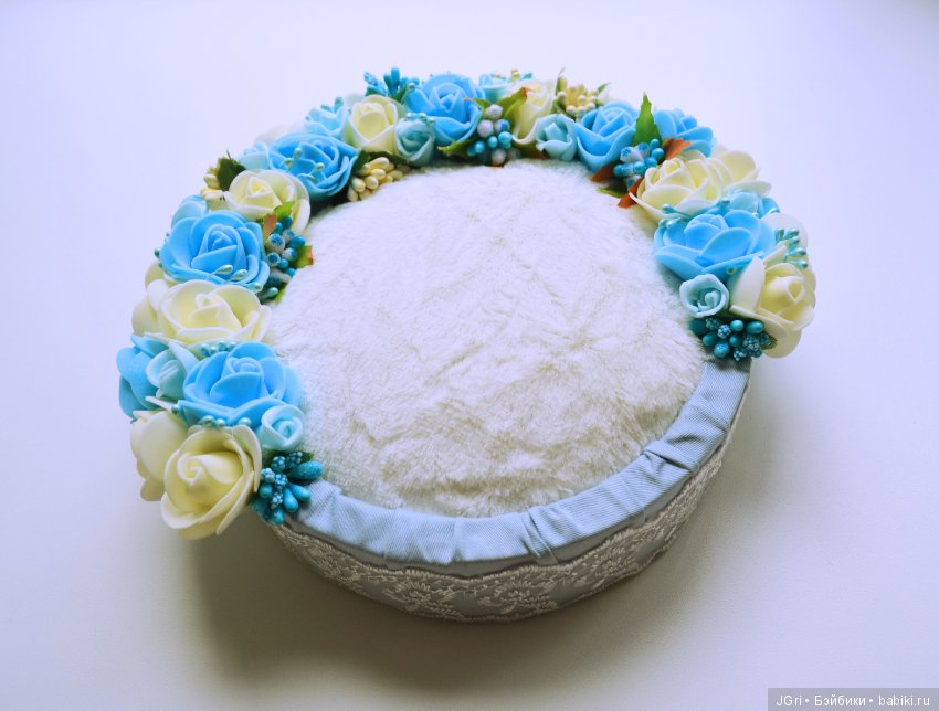 Цветочная лежаночка для маленькой феи (фото 2)