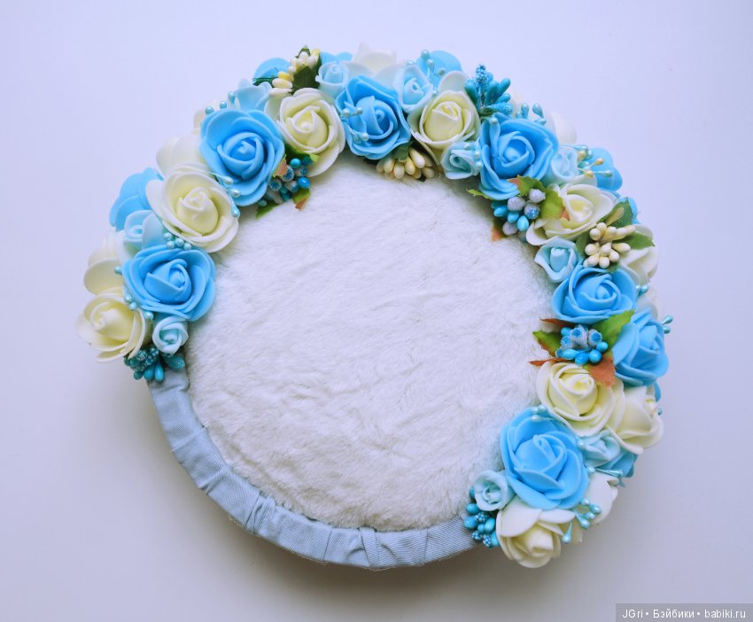 Цветочная лежаночка для маленькой феи