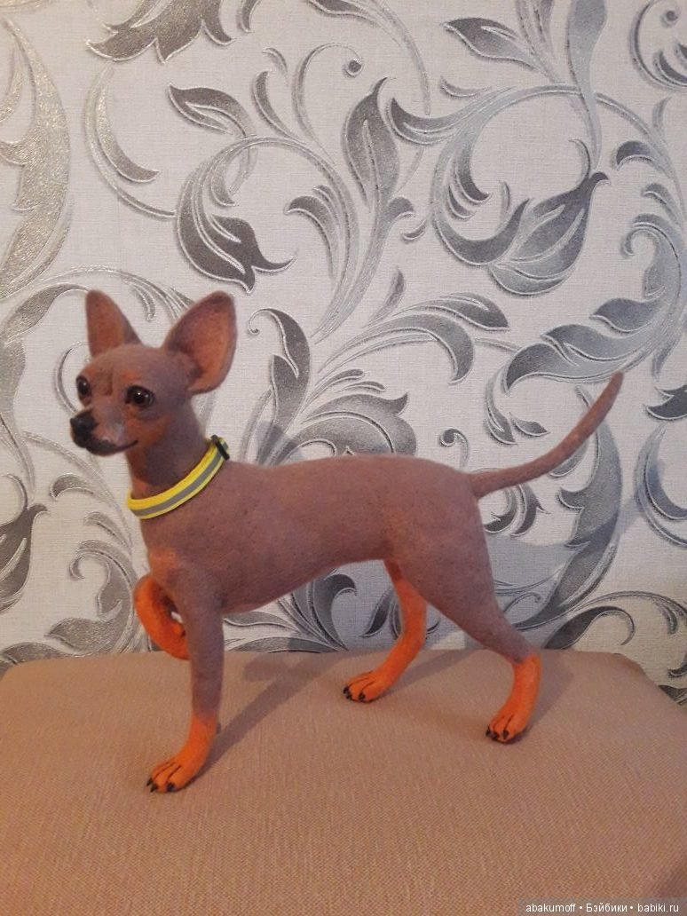 Тоечка из шерсти — Валяные игрушки из шерсти: сухое валяние (фото 8)