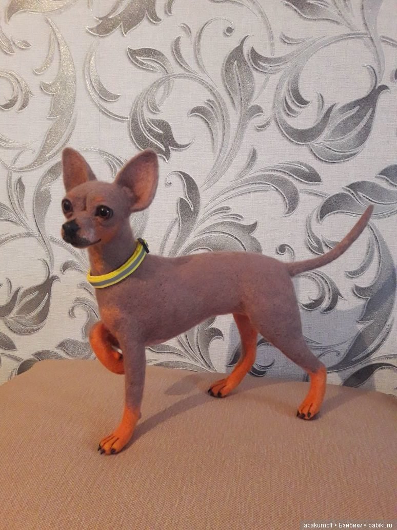 Тоечка из шерсти — Валяные игрушки из шерсти: сухое валяние (фото 2)