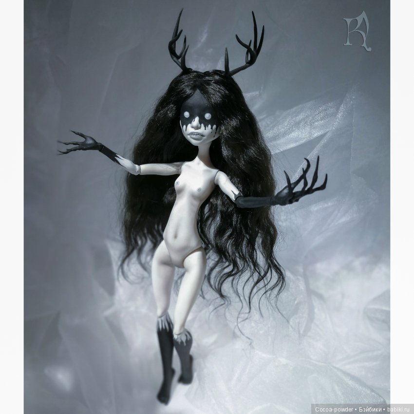 Пугающая Спектра — ООАК Monster High и Ever After High: репейнт (фото 2)