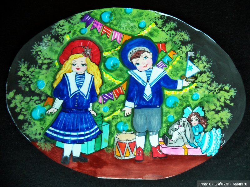 Рисунки будущих ватных игрушек (фото 7)