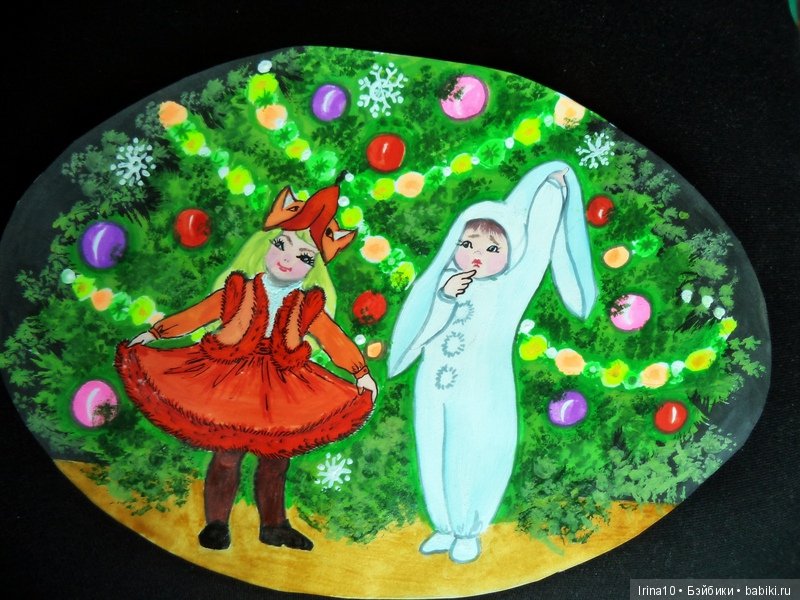 Рисунки будущих ватных игрушек (фото 5)