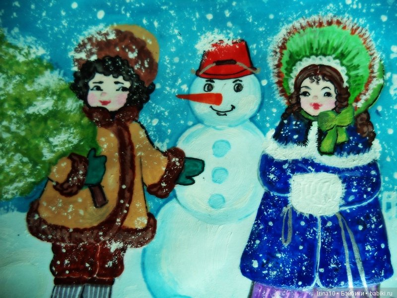 Рисунки будущих ватных игрушек (фото 10)