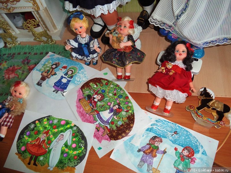 Рисунки будущих ватных игрушек (фото 2)