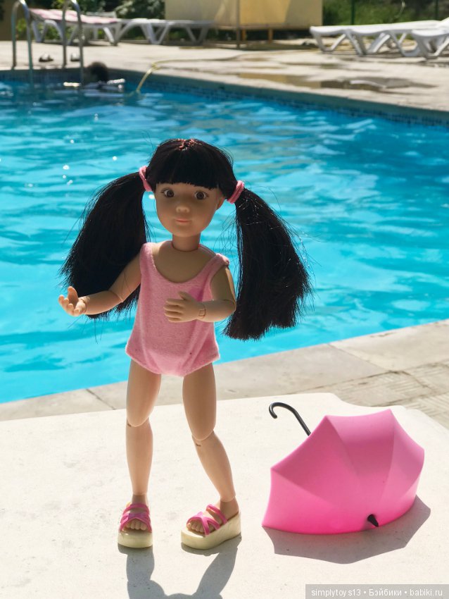 Луна у бассейна — Куклы Kathe Kruse (Кате/Кэте Крузе): фото (фото 5)
