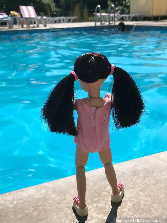 Луна у бассейна — Куклы Kathe Kruse (Кате/Кэте Крузе): фото (фото 8)