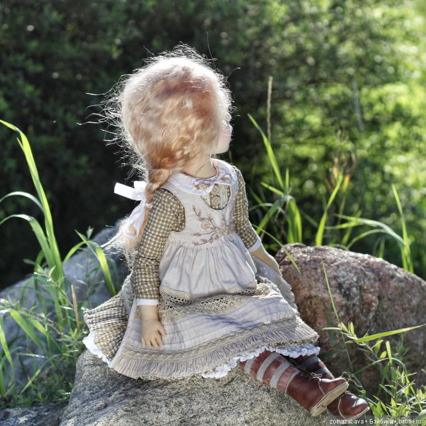 Девочка из ткани — Авторские текстильные куклы: Вальдорфские (фото 3)
