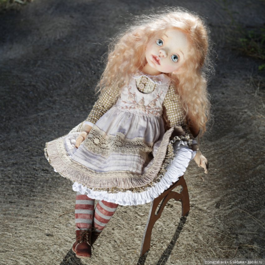 Девочка из ткани — Авторские текстильные куклы: Вальдорфские (фото 7)