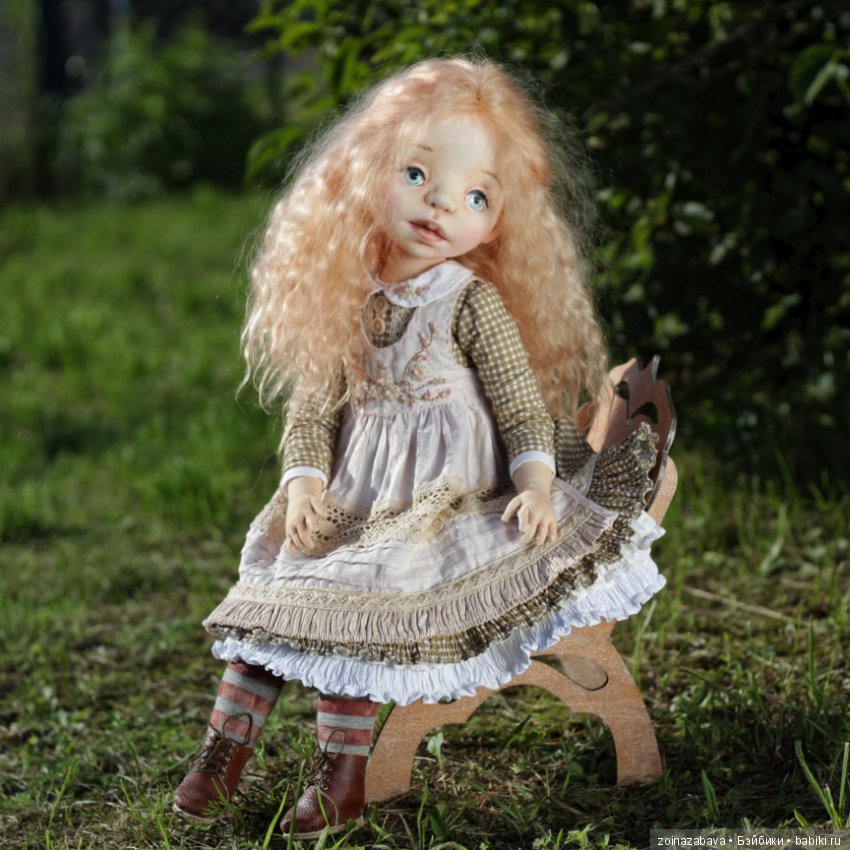 Девочка из ткани — Авторские текстильные куклы: Вальдорфские (фото 5)