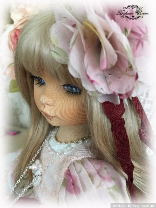 Коллекционная текстильная кукла (фото 2)