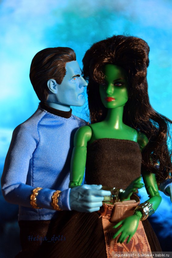 Сине-зелёная романтика — Домашние коллекции кукол: фото собраний