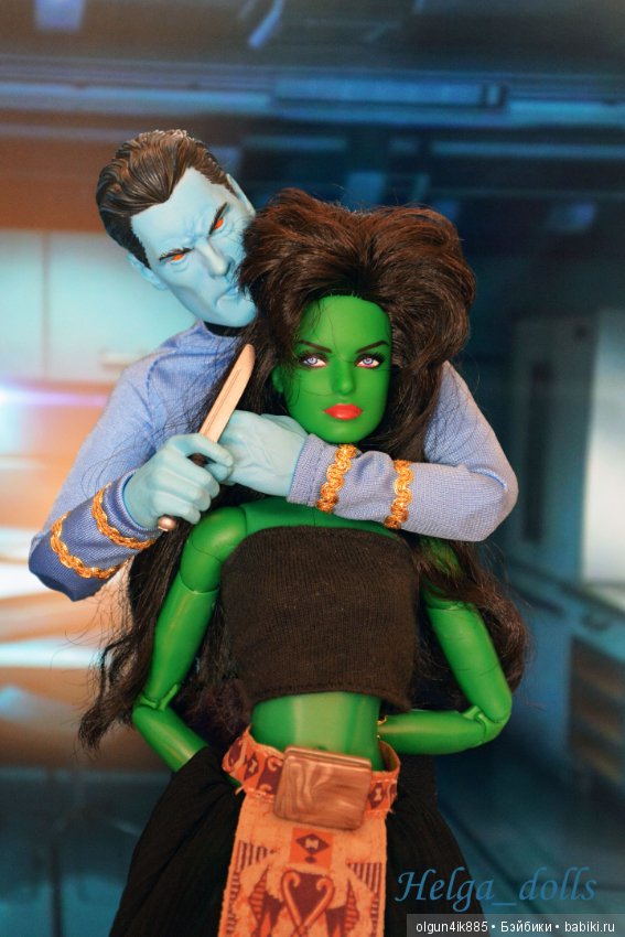 Сине-зелёная романтика — Домашние коллекции кукол: фото собраний (фото 9)