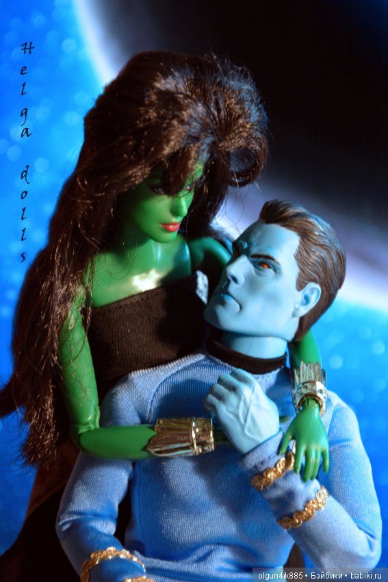 Сине-зелёная романтика — Домашние коллекции кукол: фото собраний (фото 2)