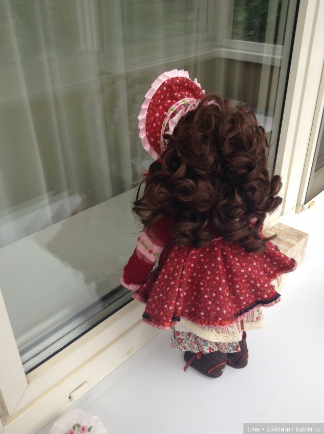 Солнечное утро для Милли, авторская текстильная кукла (фото 10)