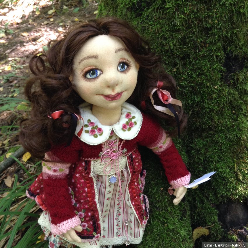 Солнечное утро для Милли, авторская текстильная кукла (фото 2)