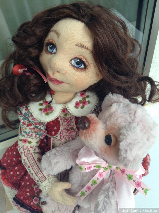 Солнечное утро для Милли, авторская текстильная кукла
