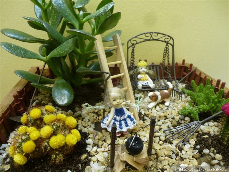 Мои огородики в миниатюре