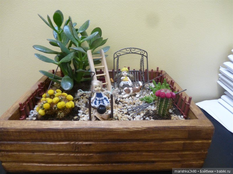 Мои огородики в миниатюре