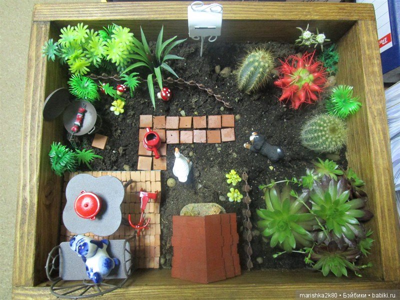 Мои огородики в миниатюре