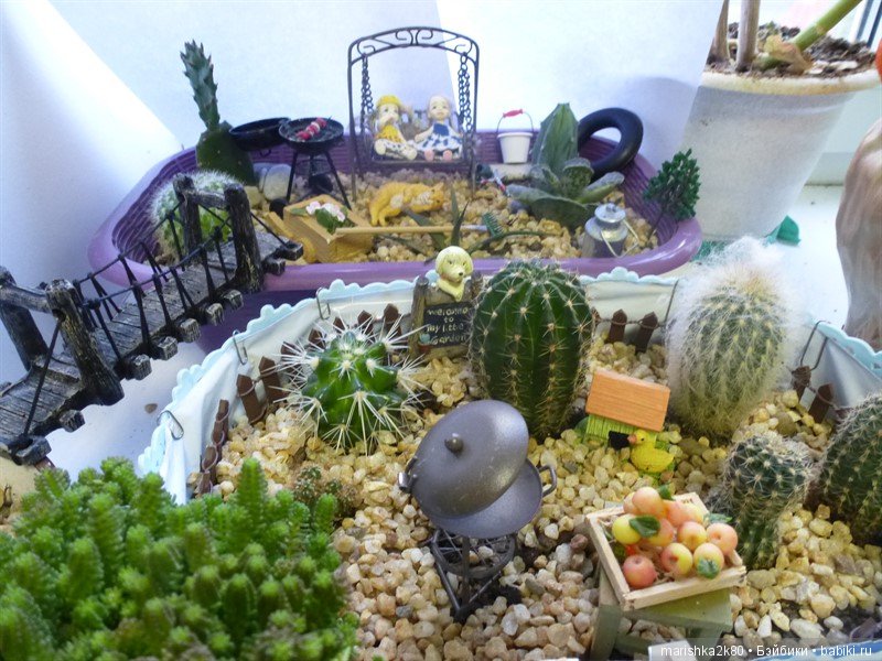 Мои огородики в миниатюре