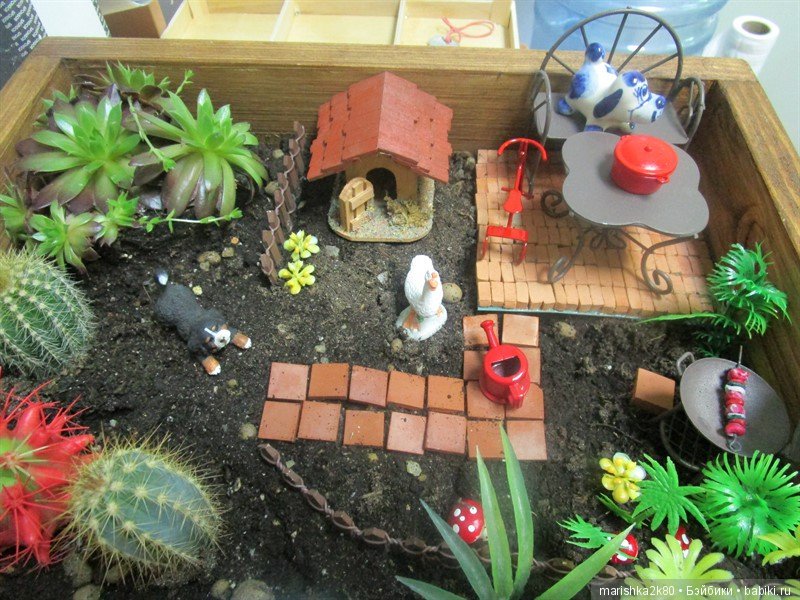 Мои огородики в миниатюре