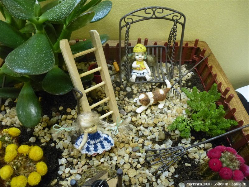 Мои огородики в миниатюре