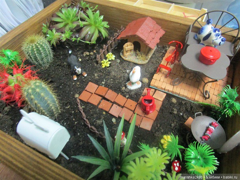 Мои огородики в миниатюре