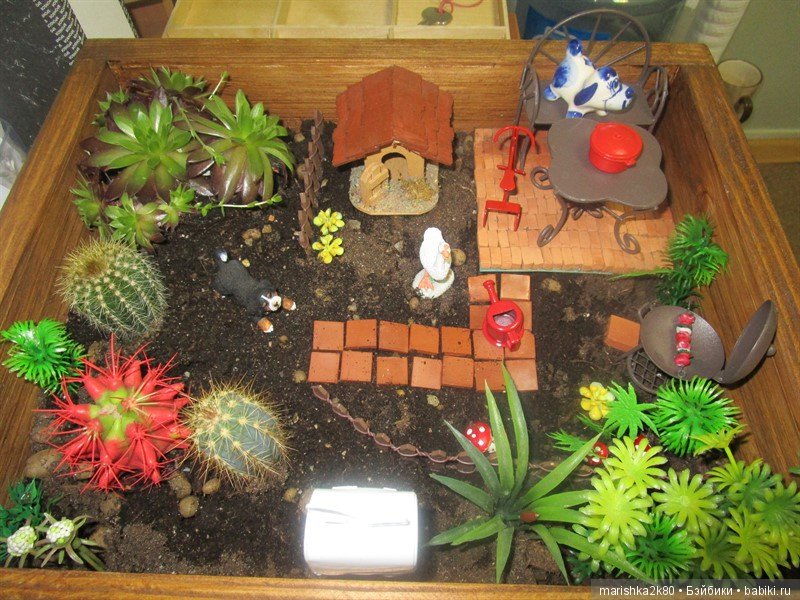 Мои огородики в миниатюре