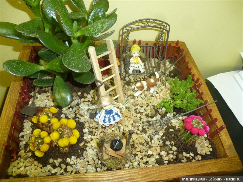 Мои огородики в миниатюре