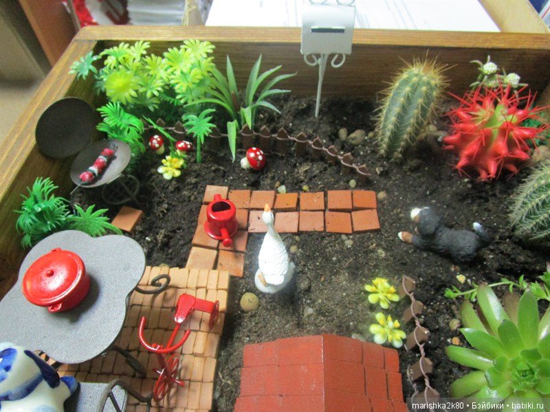 Мои огородики в миниатюре