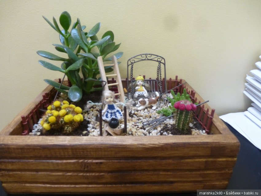 Мои огородики в миниатюре