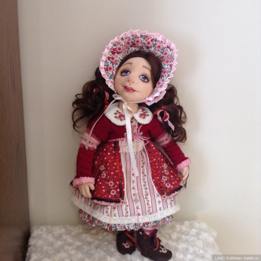 Солнечное утро для Милли, авторская текстильная кукла