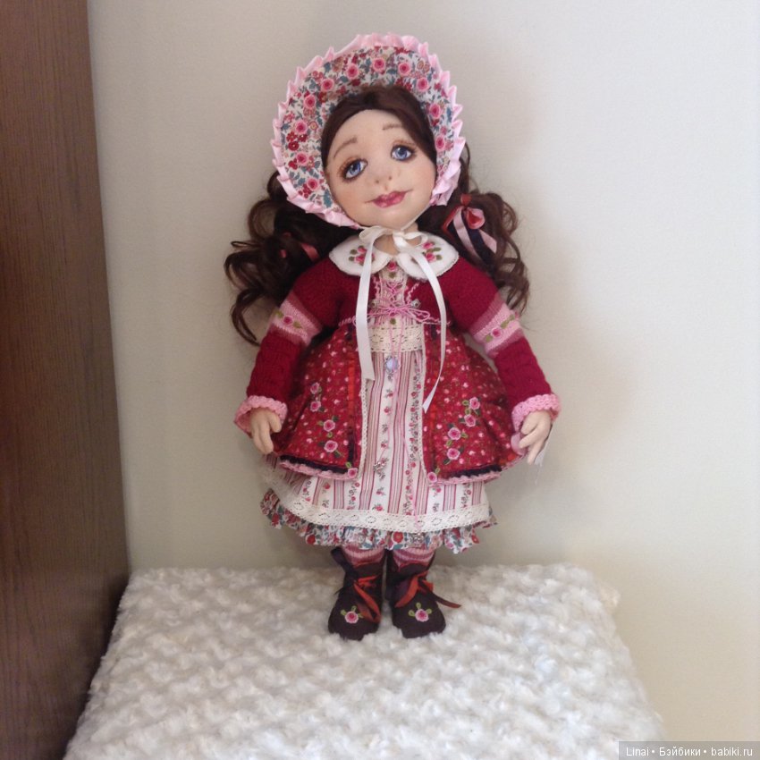 Солнечное утро для Милли, авторская текстильная кукла