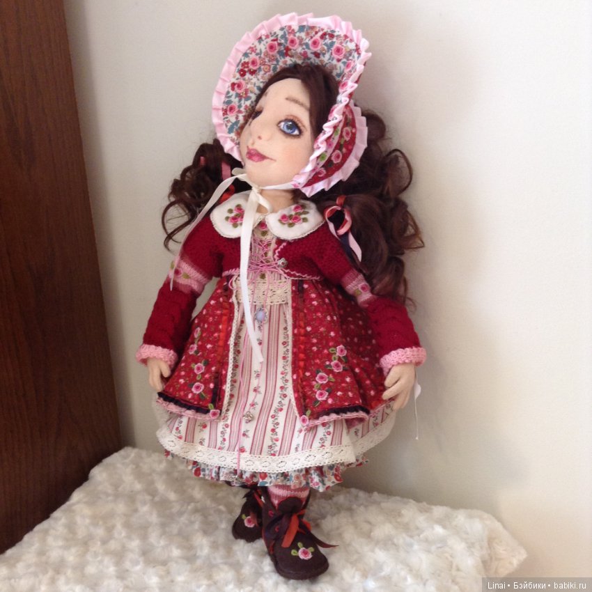 Солнечное утро для Милли, авторская текстильная кукла