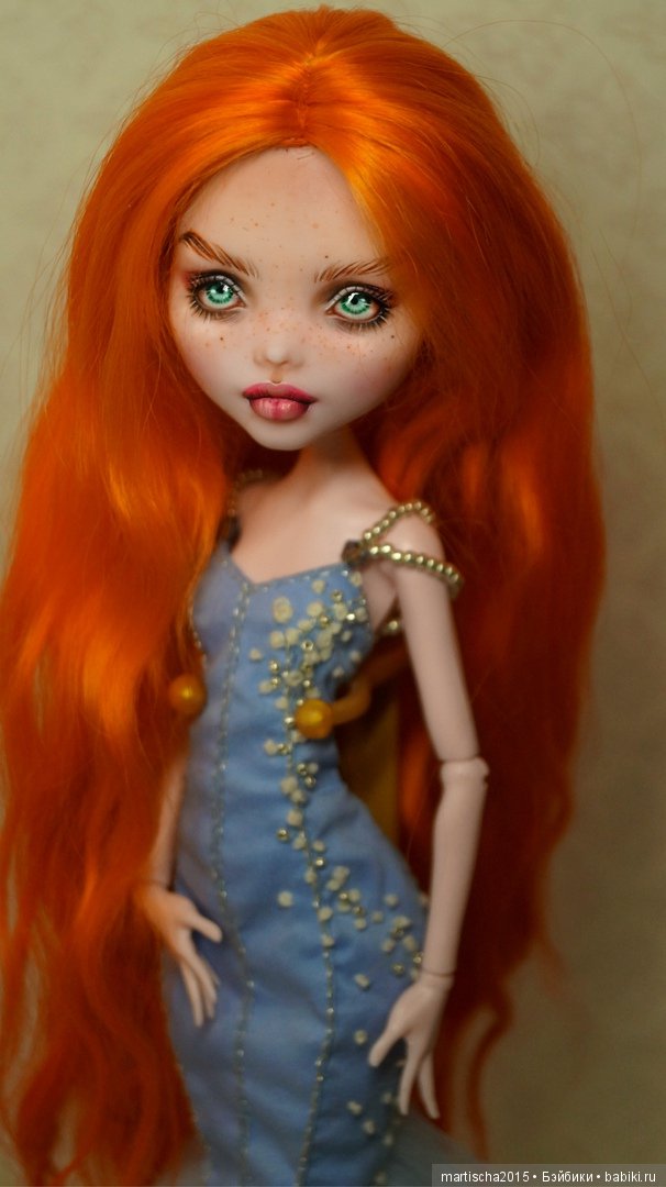 Рыженькая Ула — ООАК Monster High и Ever After High: репейнт (фото 5)