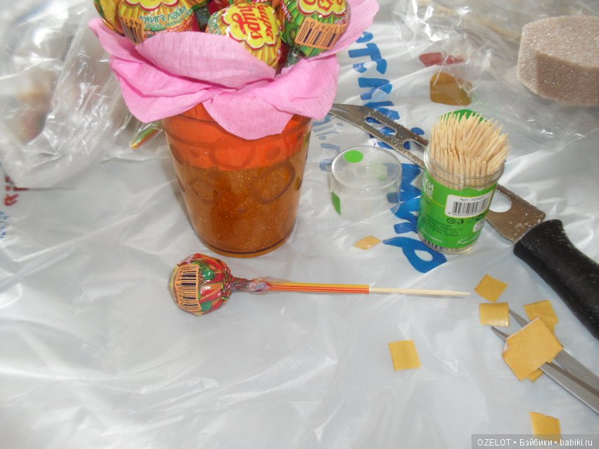 Мини мк по изготовлению сладкого подарка (фото 5)