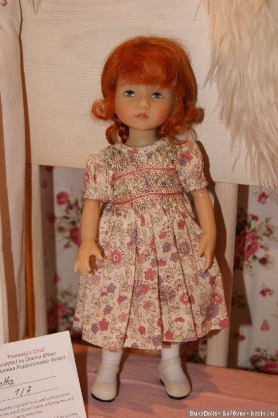 Обзор куколки LOTTA Thursday's Child Boneka автора Dianna Effner