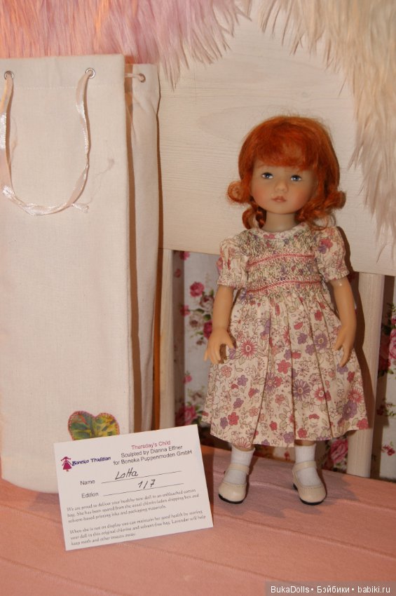 Обзор куколки LOTTA Thursday's Child Boneka автора Dianna Effner