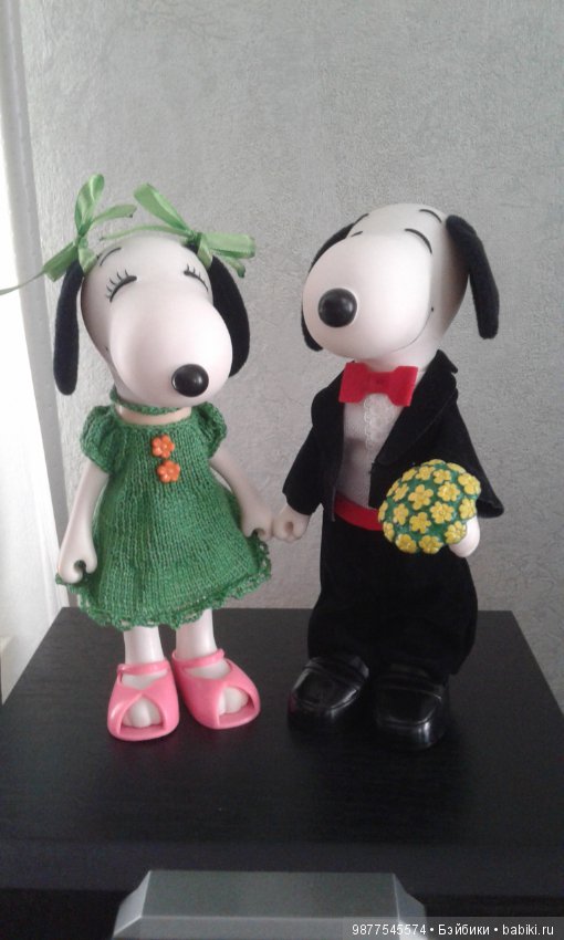 Винтажная собачка Снупи — Коллекционные куклы разных авторов (Разное): редкие бренды (фото 2)