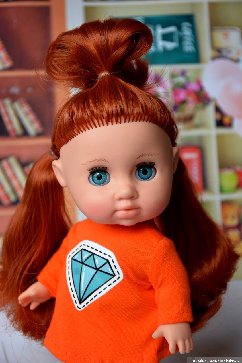 Банда рыжиков ООАК Веснянок. Соня-рыбка клоун, Ася-наливное яблочко и Элечка стильная девочка прощаются с летом