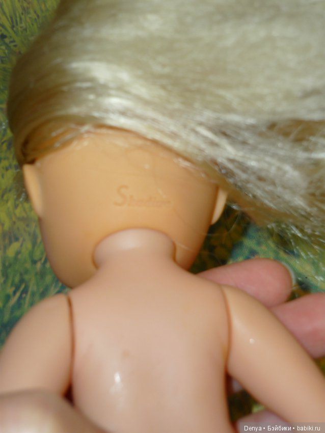 Пожелтевшая куколка — Чистка и лечение кукол: как убрать пятна (фото 7)