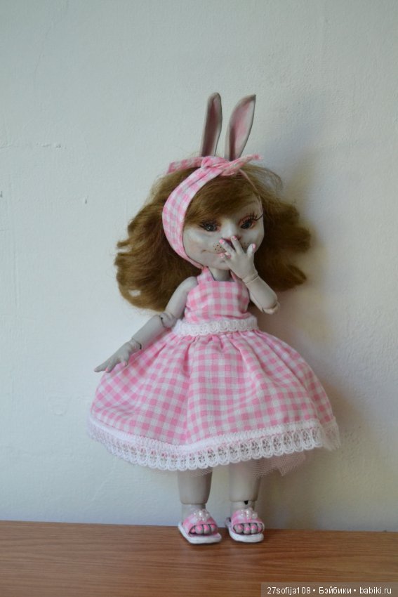 Шарнирная куколка Зая — Авторские шарнирные куклы своими руками: лепка (фото 7)