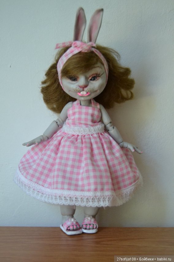 Шарнирная куколка Зая — Авторские шарнирные куклы своими руками: лепка (фото 5)