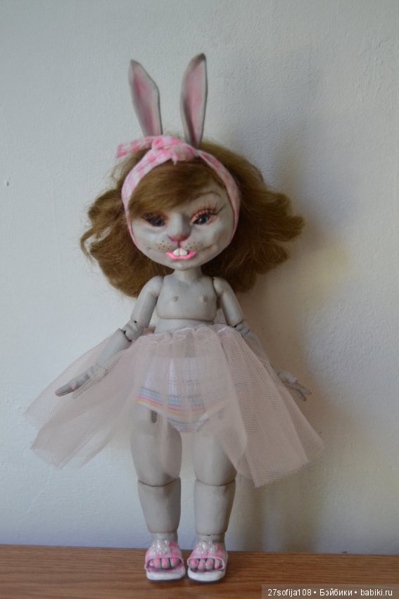 Шарнирная куколка Зая — Авторские шарнирные куклы своими руками: лепка (фото 9)