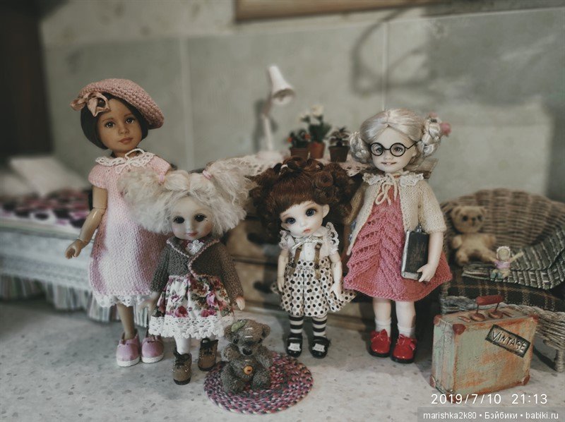 Элина. Мини кукла от Робин Вудс. ООАК Татьяны Карнаух