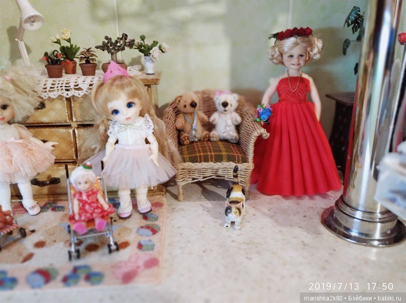 Элина. Мини кукла от Робин Вудс. ООАК Татьяны Карнаух
