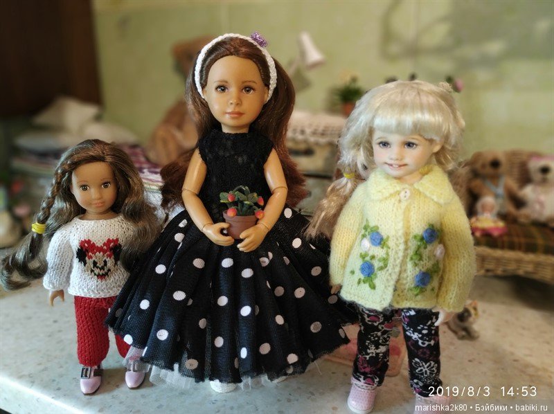 Элина. Мини кукла от Робин Вудс. ООАК Татьяны Карнаух